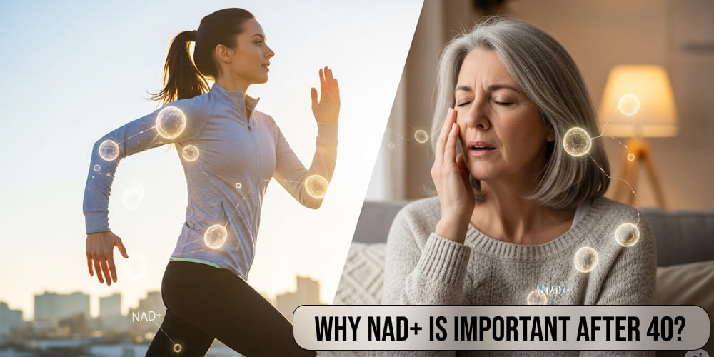 why NAD+ is important after 40