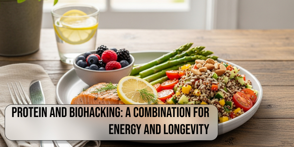 Protein and biohacking: a combination for energy and longevity