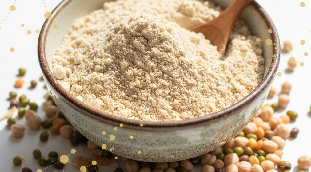Natural sprouted protein powder rich in amino acids