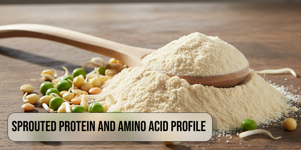 Sprouted protein and amino acid profile