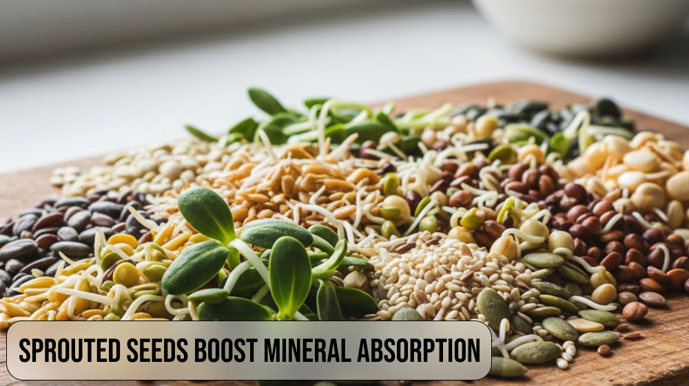 Sprouted seeds boost mineral absorption