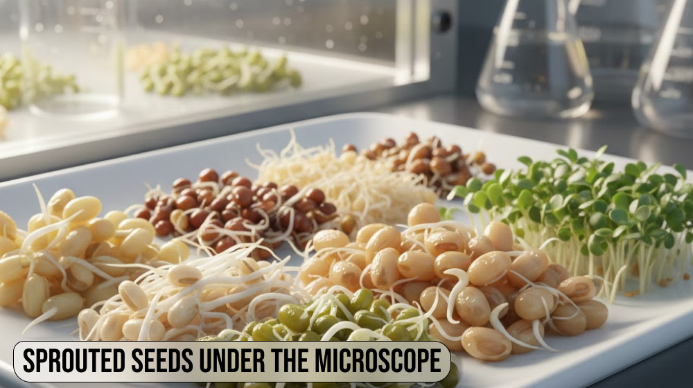 Sprouted Seeds Under the Microscope