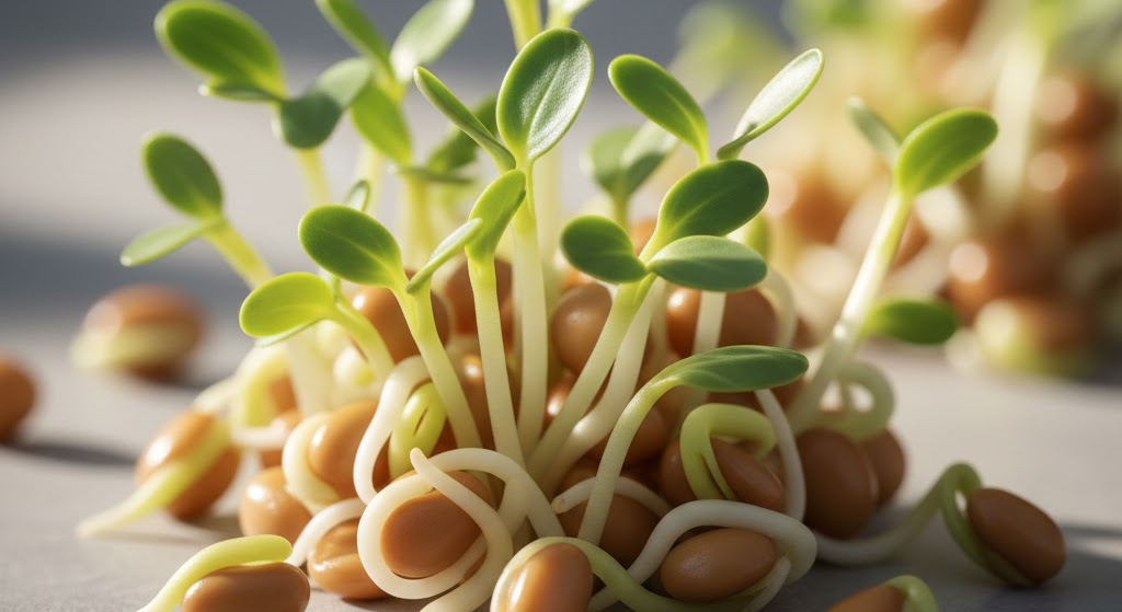 Sprouted seeds associated with longevity and reduced inflammation.