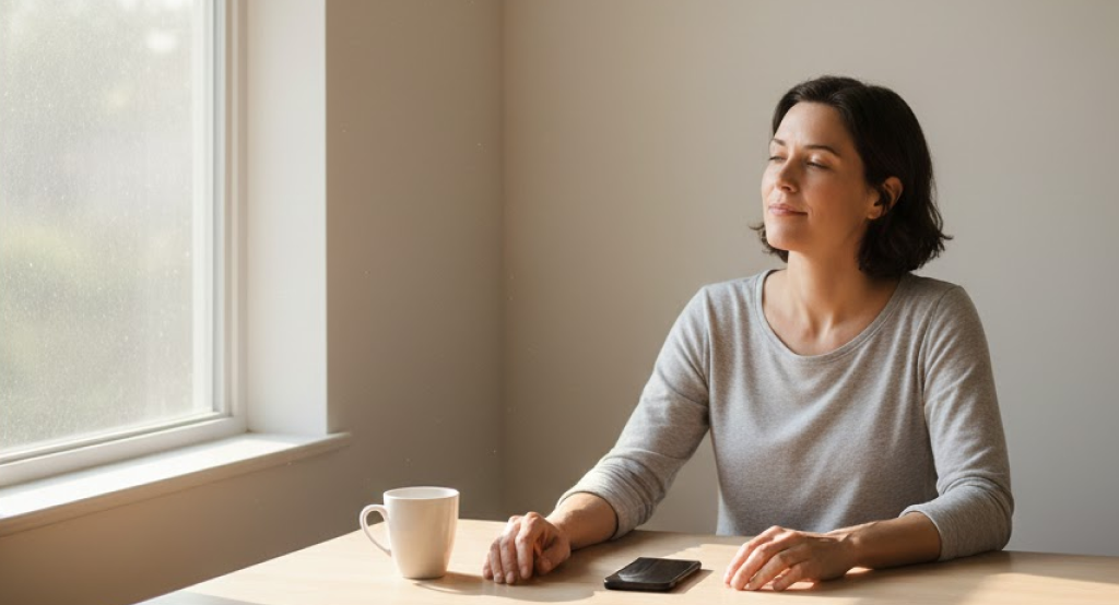 Intentional break from digital stimulation