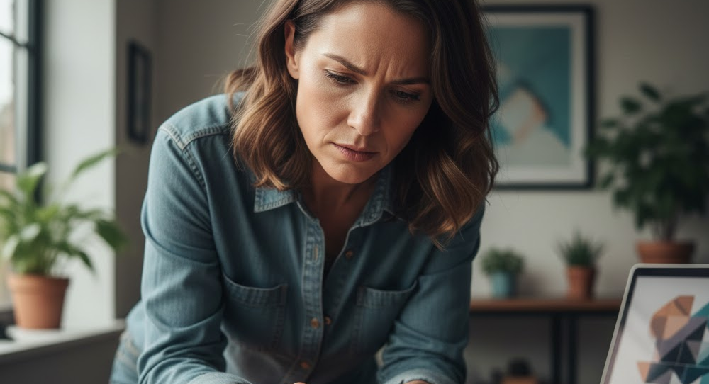 Person solving complex problem demonstrating mental hormesis