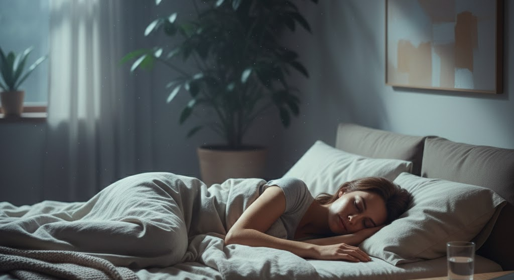 Peaceful sleeper maintaining gut-brain axis health