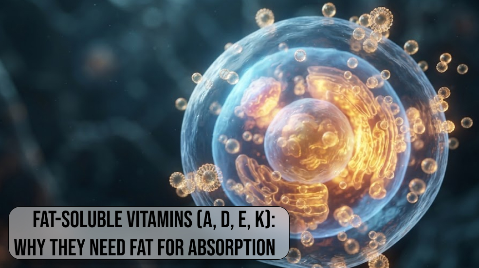 Fat-Soluble Vitamins (A, D, E, K): Why They Need Fat for Absorption