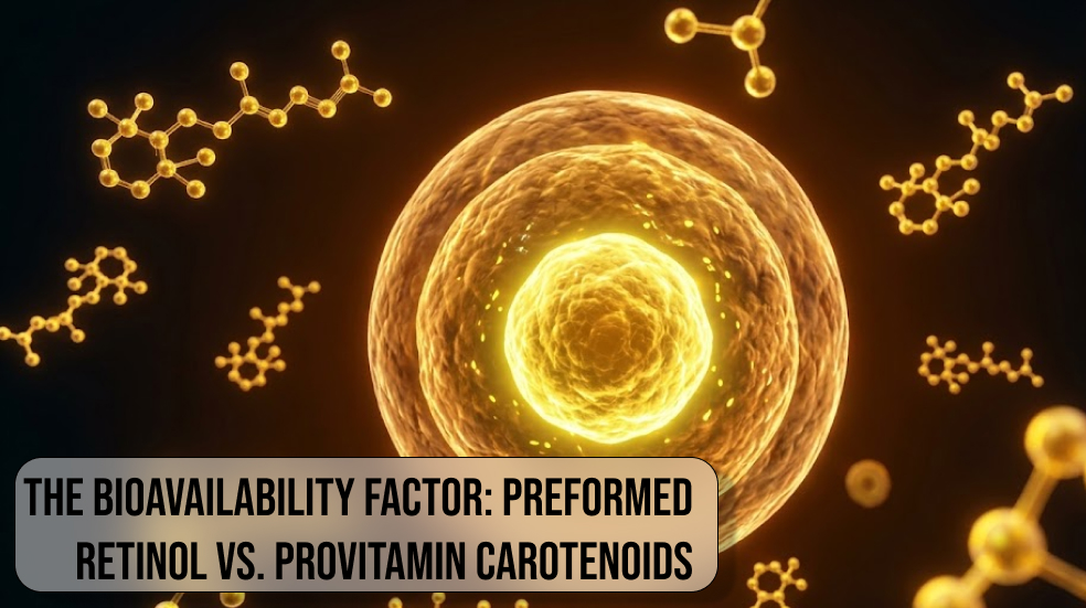 The Bioavailability Factor: Preformed Retinol vs. Provitamin Carotenoids