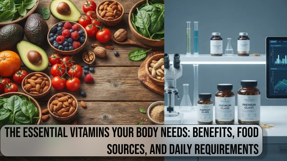 The Essential Vitamins Your Body Needs: Benefits, Food Sources, and Daily Requirements