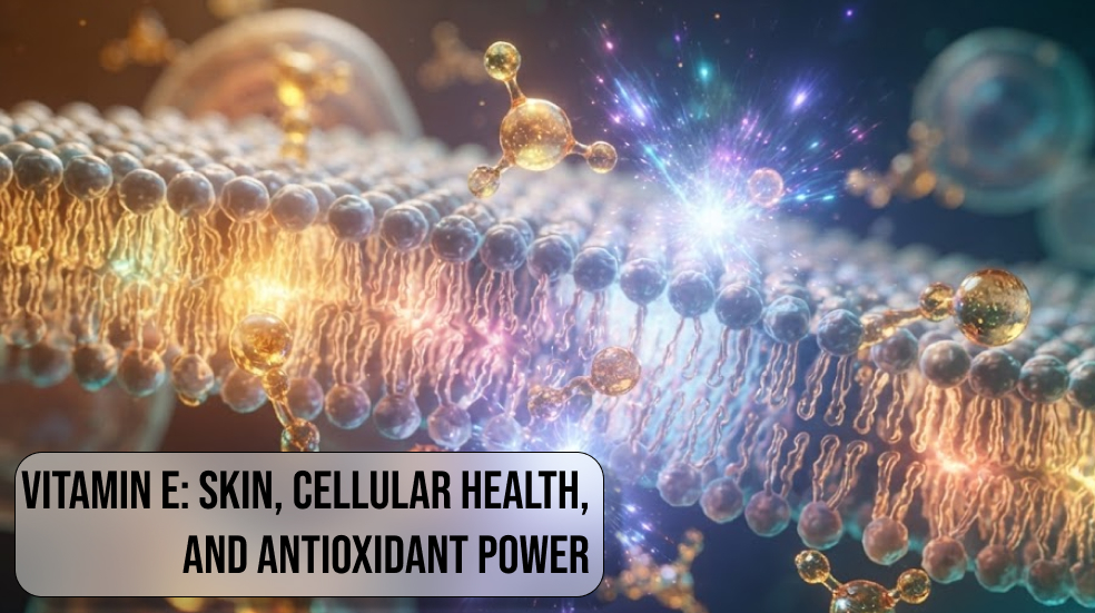 Vitamin E: Skin, Cellular Health, and Antioxidant Power
