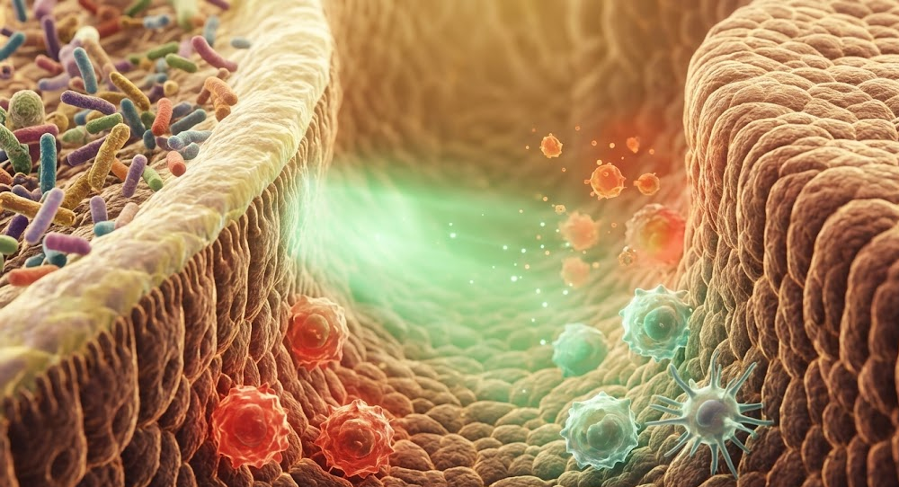 Neutralization of cellular inflammation in the gut